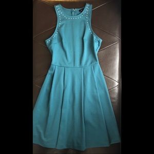 Teal Studded Dress